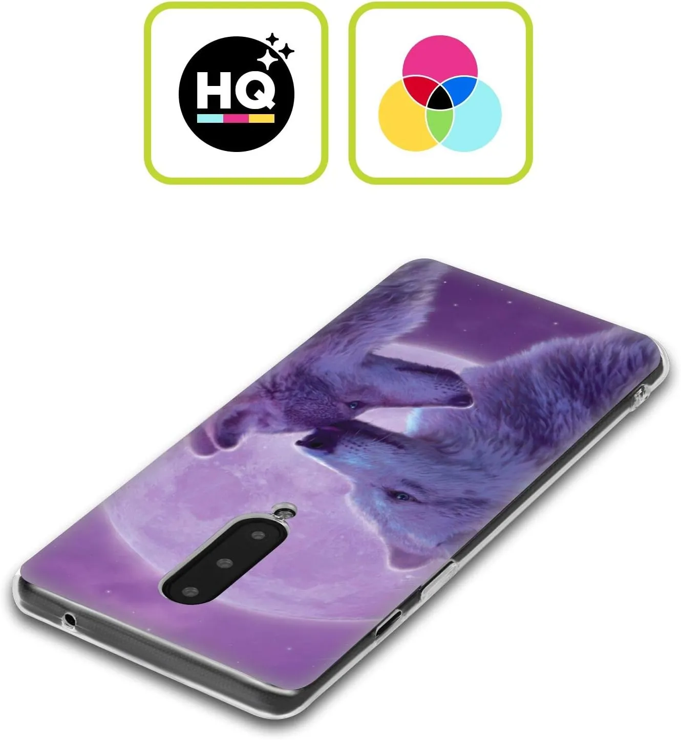Head Case Designs Officially Licensed Vincent HIE Loving Wolves Canidae Soft Gel Case Compatible with Google Pixel 7