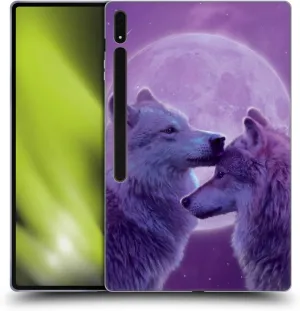 Head Case Designs Officially Licensed Vincent HIE Loving Wolves Canidae Soft Gel Case Compatible with Samsung Galaxy Tab S8 Ultra