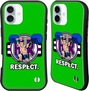 Head Case Designs Officially Licensed WWE John Cenation Respect 2017/18 Superstars 4 Hybrid Case Compatible with Apple iPhone 16 Plus