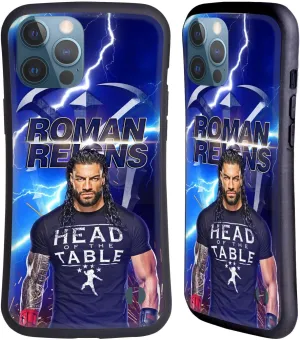 Head Case Designs Officially Licensed WWE Lightning Roman Reigns Hybrid Case Compatible with Apple iPhone 13 Pro Max