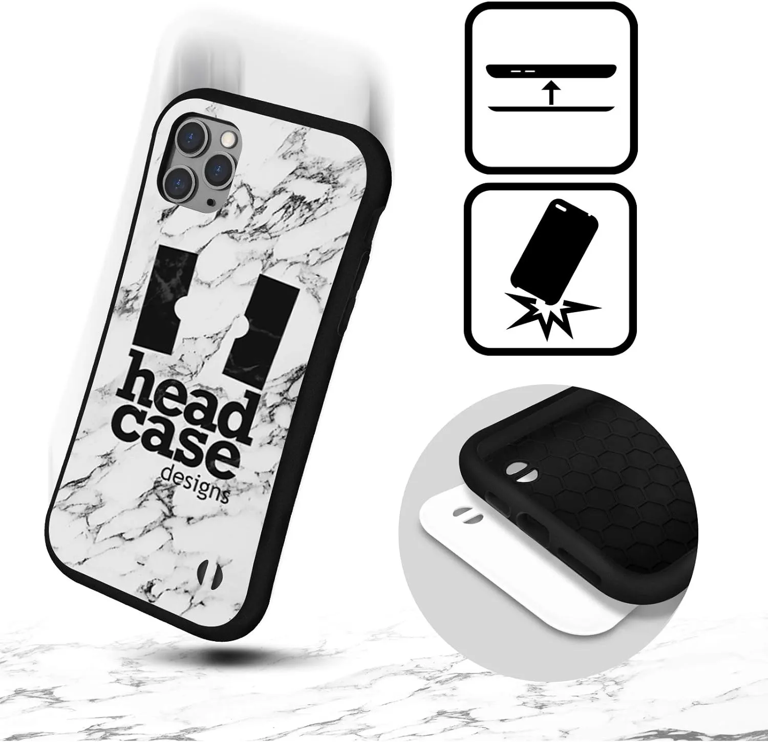 Head Case Designs Officially Licensed WWE Lightning Roman Reigns Hybrid Case Compatible with Apple iPhone 15 Plus