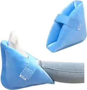 Heel Protectors for Pressure Sores Medical Boots for Foot Injuries Supports Cushion for Heel Pain Relief Prevention Bed Sore Ulcer Ankle Pillow (Flannel - 1Piece)