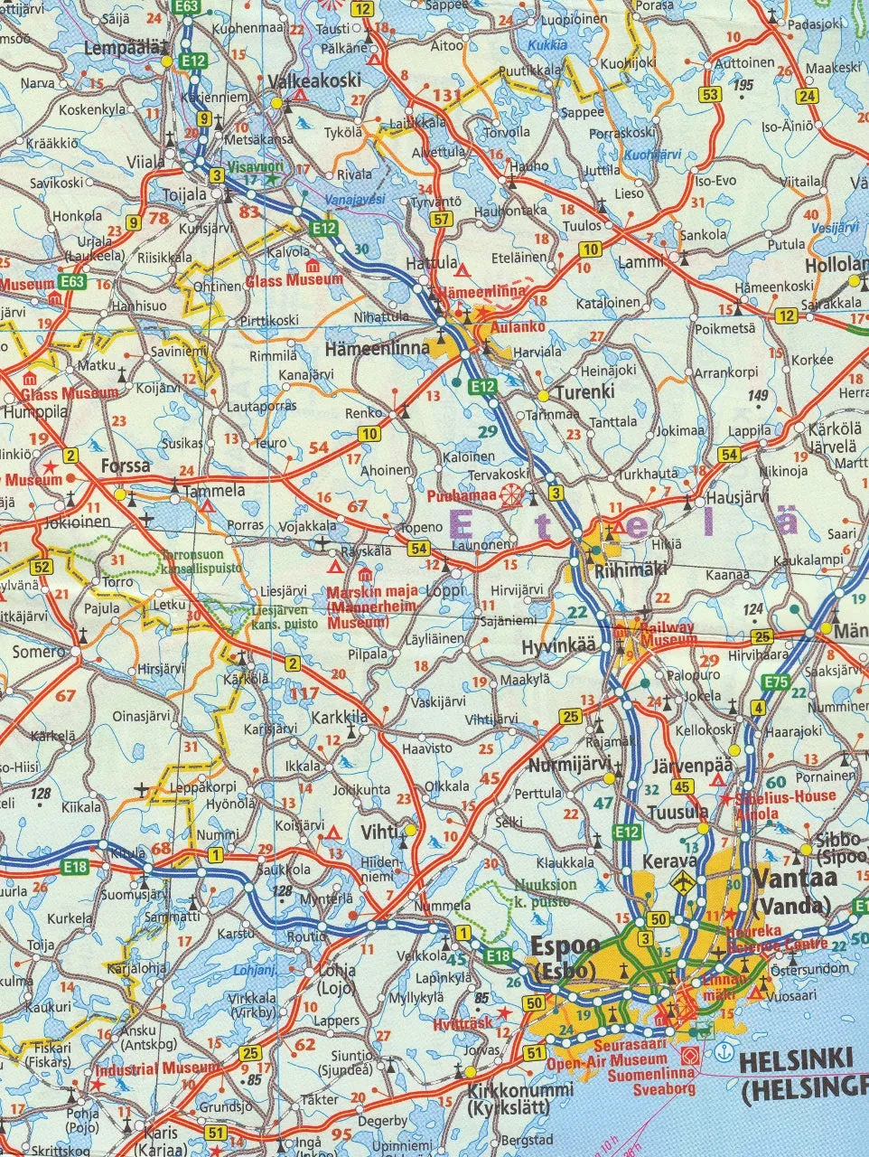 Helsinki & Finland South ITMB Map