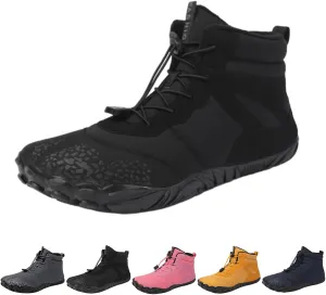 Hike Winter Footwear Barefoot Womens, Walking Hiking Winter Barefoot Shoes Women, Barefoot Shoes Men Women Waterproof Wide Toe Box Boots