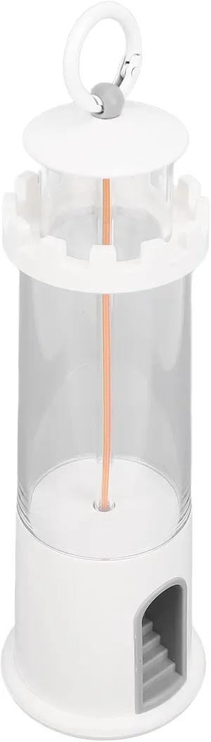 Hilitand Camping Night Light, Soft Warm Light, Camping Ambient Light,Lighthouse Lantern with Magnetic Base,Convenient Charging, Hangable Design (White)