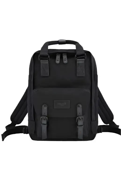 Himawari Contrast Waterproof Nylon Backpack