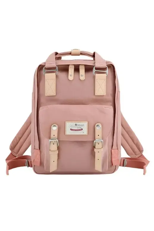 Himawari Contrast Waterproof Nylon Backpack