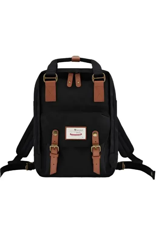 Himawari Contrast Waterproof Nylon Backpack