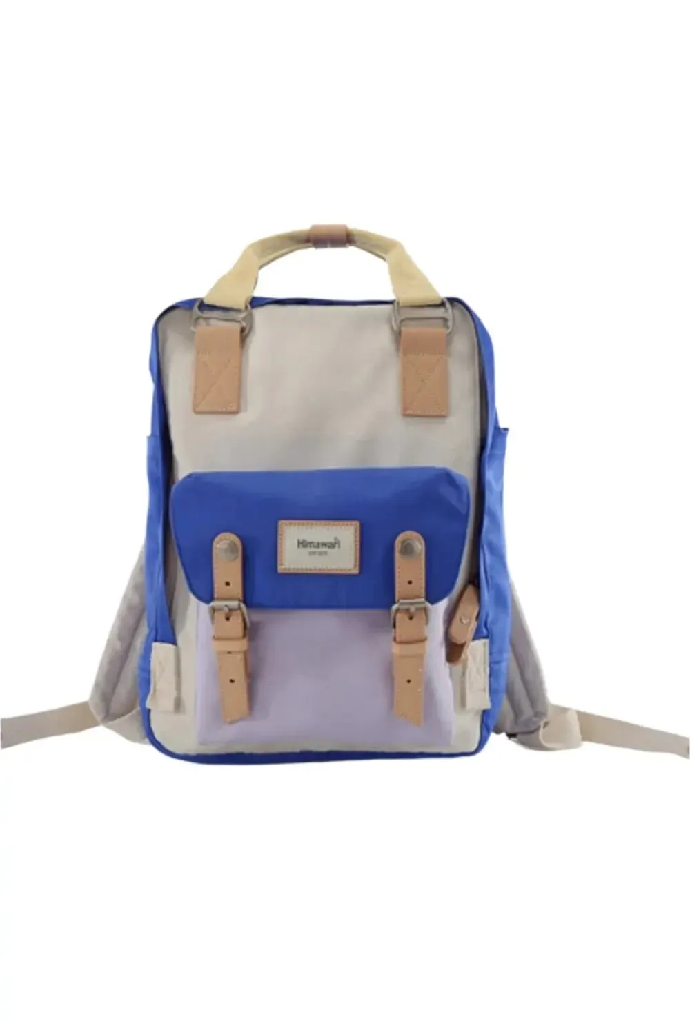 Himawari Contrast Waterproof Nylon Backpack