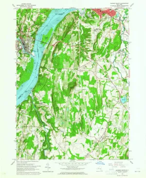 Hudson South NY topo map, 1:24000 Scale, 7.5 X 7.5 Minute, Historical, 1963, Updated 1965, 26.9 x 22 in
