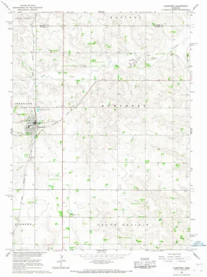 Humphrey NE topo map, 1:24000 Scale, 7.5 X 7.5 Minute, Historical, 1966, Updated 1968, 26.8 x 22 in