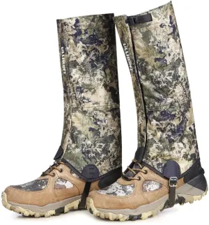 Hunting Gaiters, Ultra Waterproof Leg Gaiters, Adjustable & Durable Snow Boot Gaiters for Hiking, Hunting, and All-Weather Protection