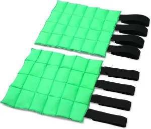 Ice Boots for Horses with Reusable Gel Pads, 2/4-Pack Adjustable Hook & Loop Cooling Horse Ice Boots for Equine Injury Pain Relief & Inflammation, Leg Wraps for Hock, Knee, Ankle, Hooves