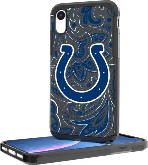 Indianapolis Colts iPhone Rugged Paisley Design Case