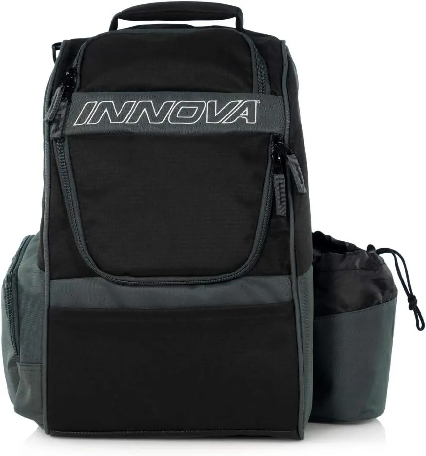 Innova Adventure Pack Backpack Disc Golf Bag - Black/Gray