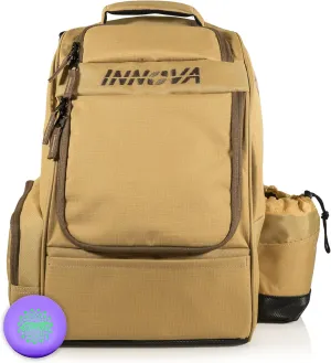Innova Adventure Pack Disc Golf Backpack – Holds 25 Discs – Includes Mini, Disc Golf Bag