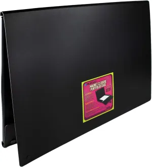 Itoya Profolio, Magnet Closure Portfolio Case, 18x24 inches (MG-1824BK)