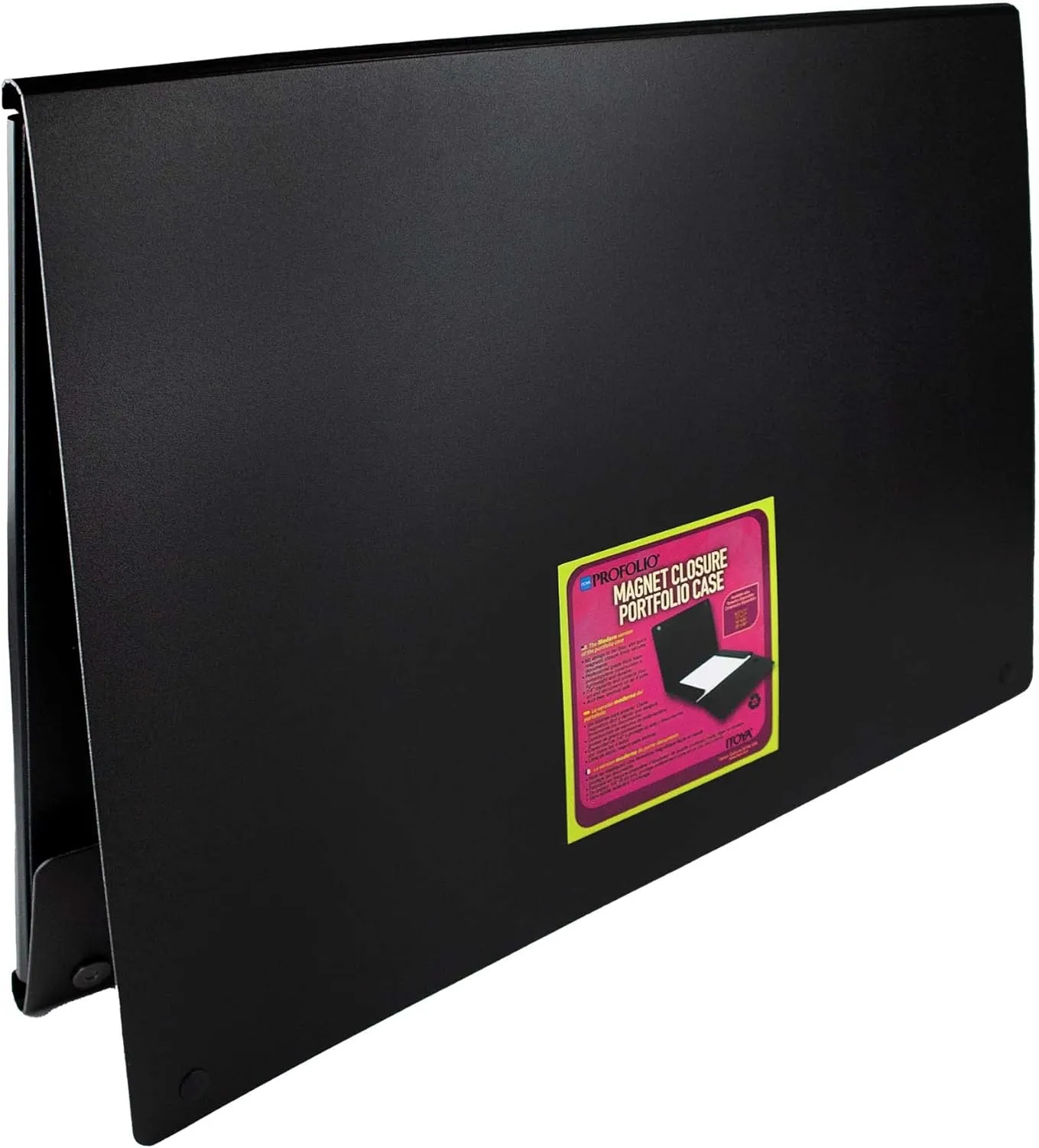 Itoya Profolio, Magnet Closure Portfolio Case, 18x24 inches (MG-1824BK)