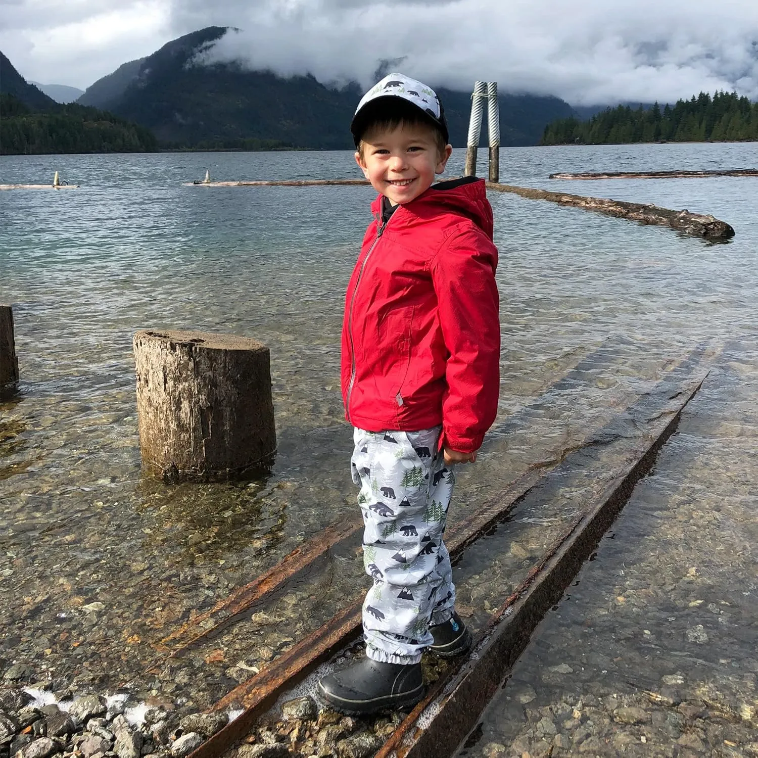 JAN & JUL Waterproof Rain Pants for Toddlers and Kids