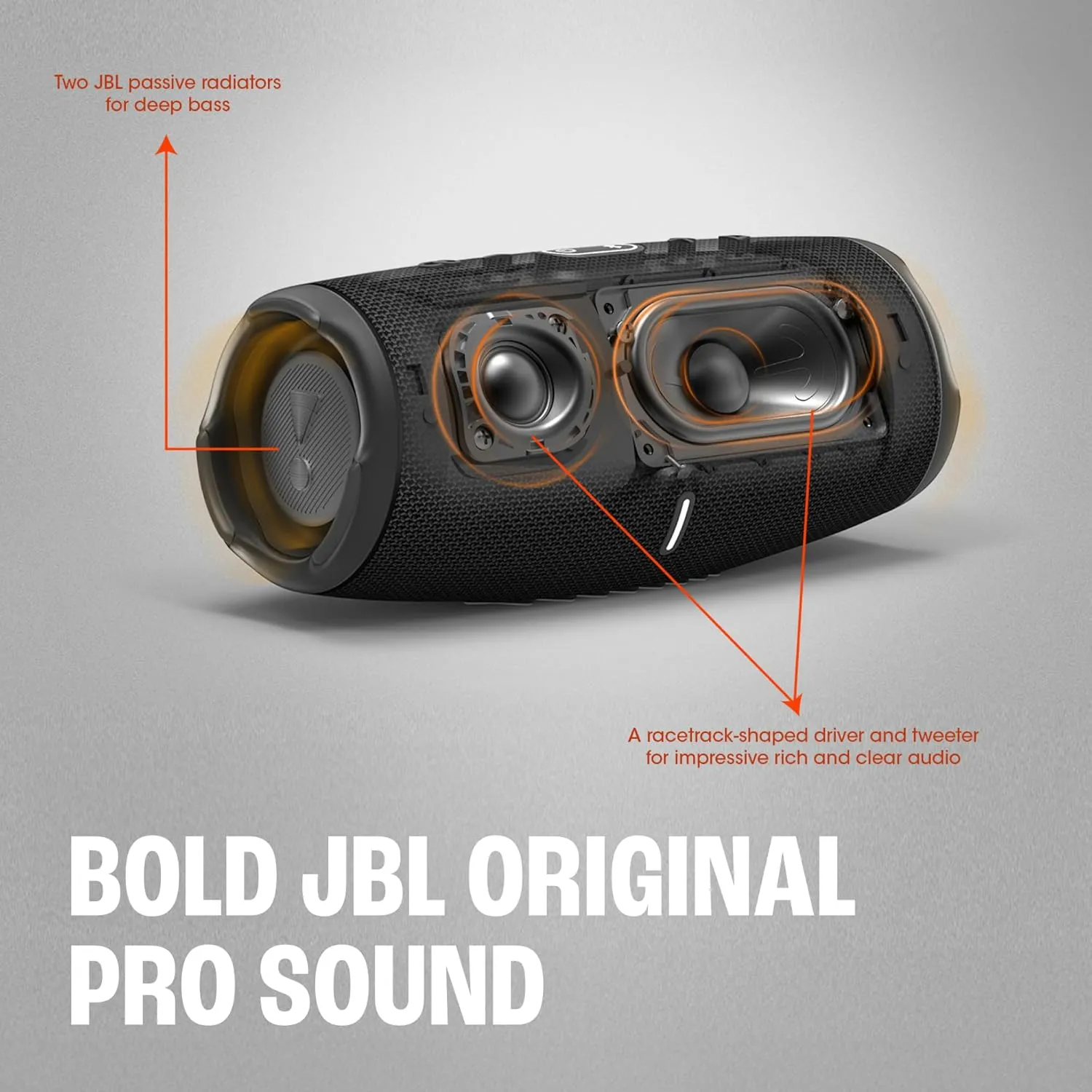 JBL Charge 5 (Black)   Bundle with divvi! Protective Hardshell Case (Black)