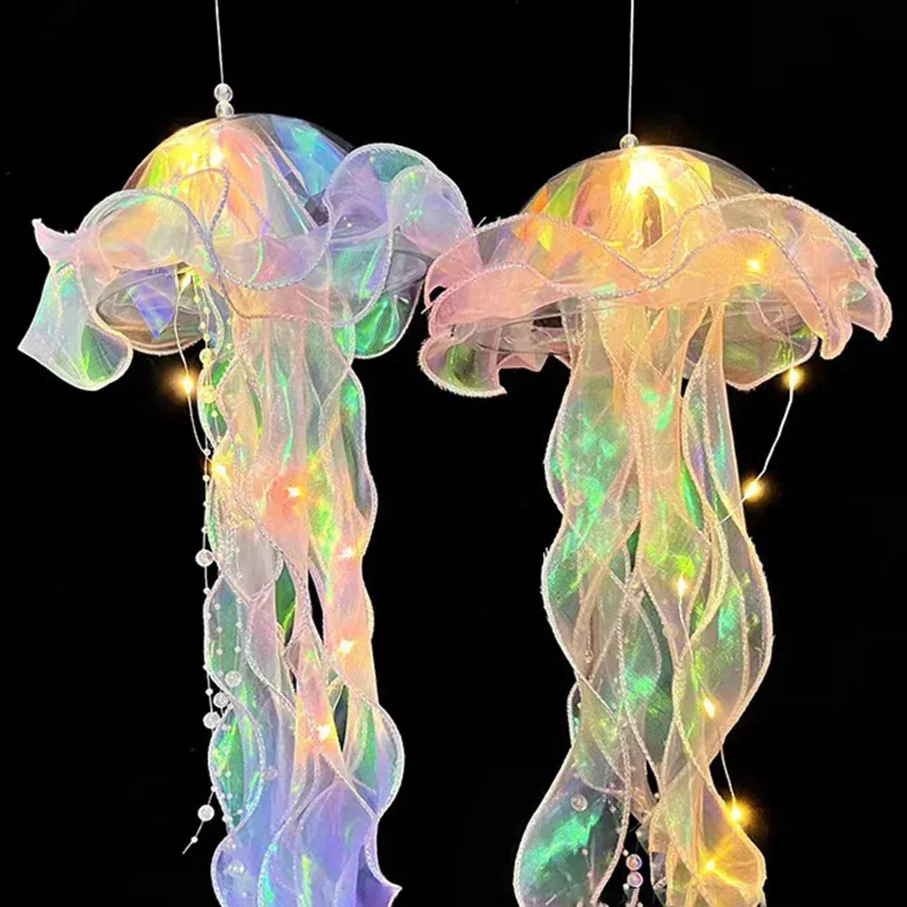 Jellyfish Lantern Under The Sea Colorful Lamp