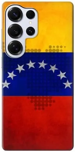 jjphonecase R2974 Venezuela Football Soccer Map Flag Case Cover for Samsung Galaxy S25 Ultra Multicolor
