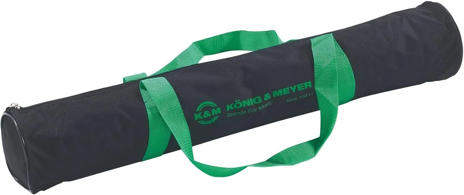 K&M 10811 Waterproof Nylon Carrying Case for Music Stand 10800 & 10810, Black