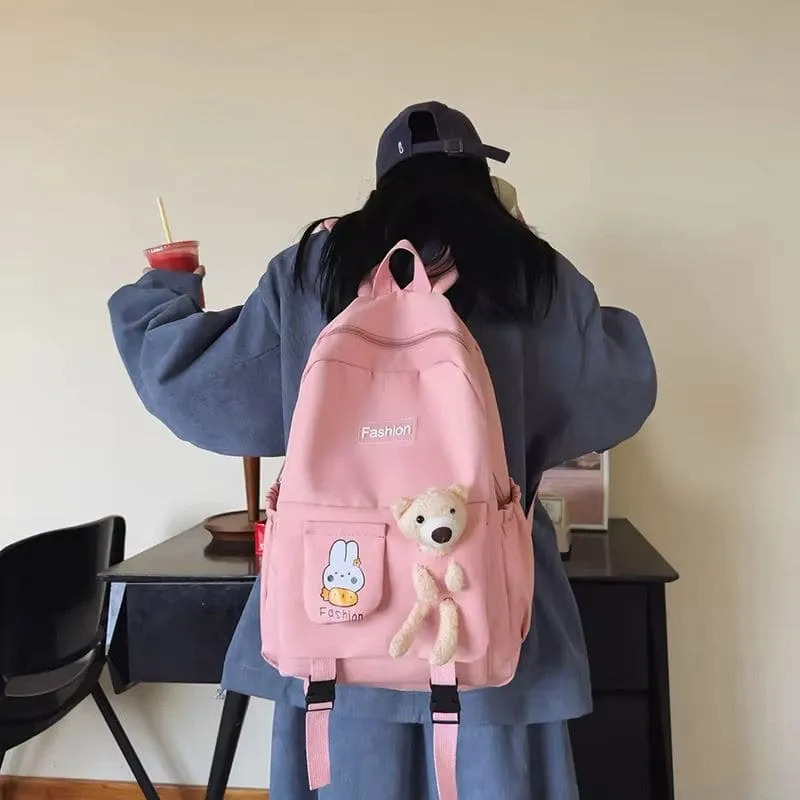 Kawaii Charm Backpack – Plush Edition