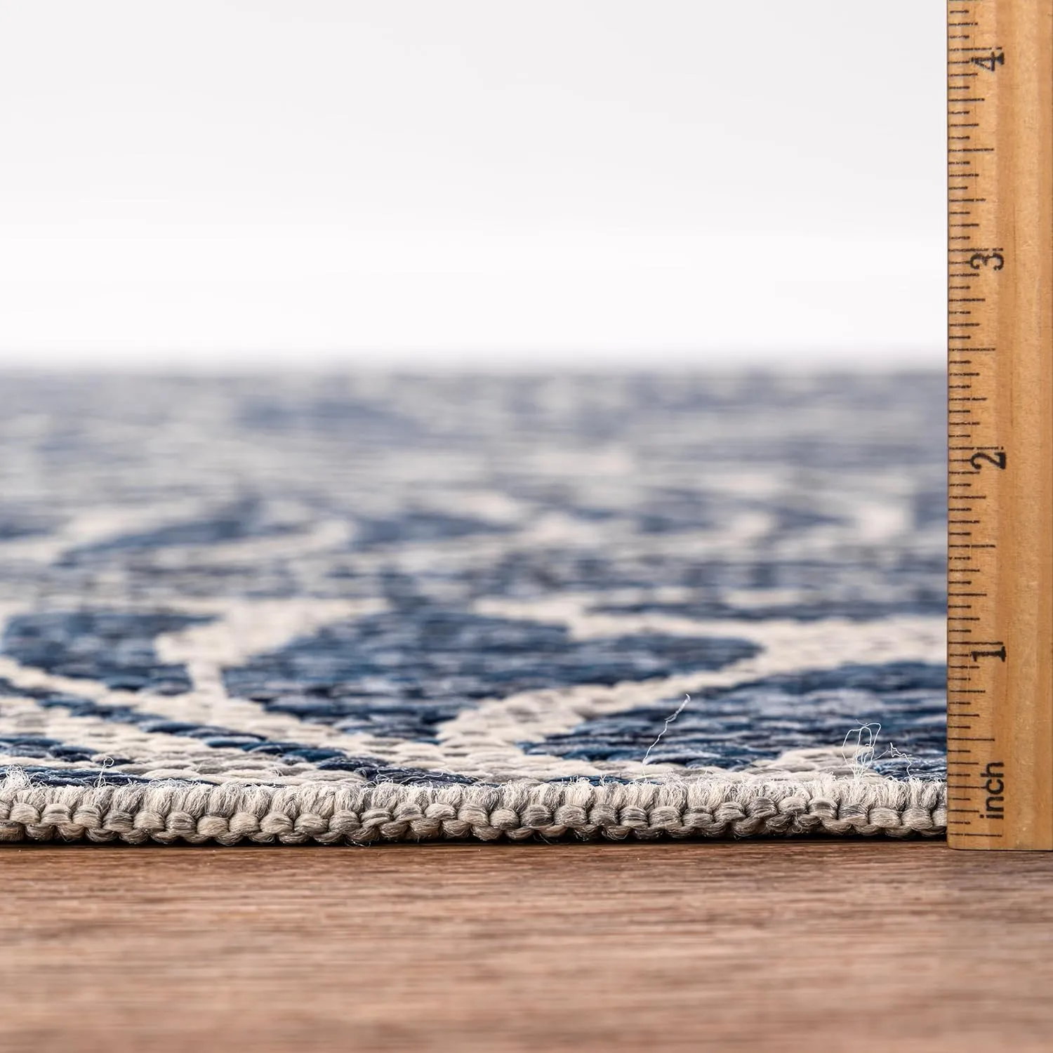Keen Home Design Terrace Outdoor Runner Rug - 2x8 Washable Indoor/Outdoor Rug for Patio, Kitchen, Balcony, Beach, Garden, Deck and Porch, Size: 2'2"x7'7"