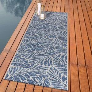 Keen Home Design Terrace Outdoor Runner Rug - 2x8 Washable Indoor/Outdoor Rug for Patio, Kitchen, Balcony, Beach, Garden, Deck and Porch, Size: 2'2"x7'7"
