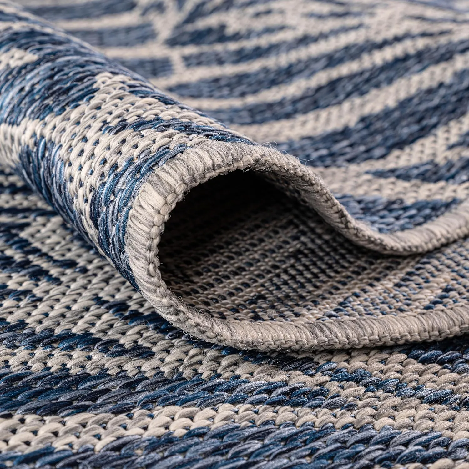 Keen Home Design Terrace Outdoor Runner Rug - 2x8 Washable Indoor/Outdoor Rug for Patio, Kitchen, Balcony, Beach, Garden, Deck and Porch, Size: 2'2"x7'7"
