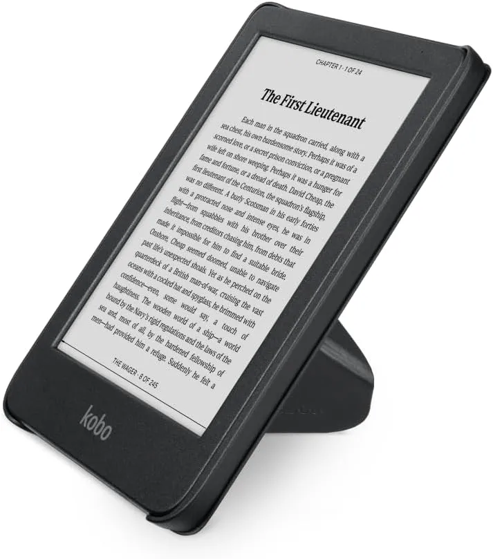 Kobo Clara BW eReader with Case Bundle (Black SleepCover, Case Bundle)