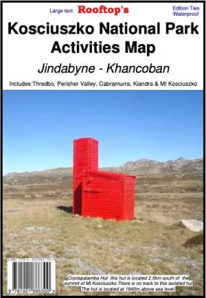 Kosciuszko National Park Forest Activities Road Map (2nd Edition) by Rooftop Maps