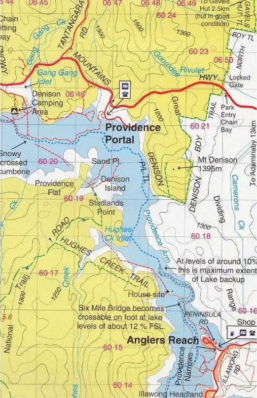 Kosciuszko National Park Forest Activities Road Map (2nd Edition) by Rooftop Maps
