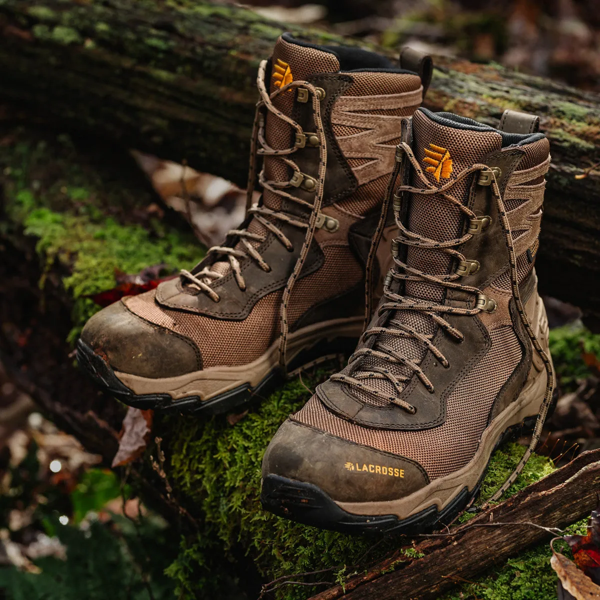 Lacrosse Men's Windrose 8" Soft Toe Waterproof Hunt Boot - Brown - 513360