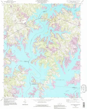 Lake Norman North NC topo map, 1:24000 Scale, 7.5 X 7.5 Minute, Historical, 1993, Updated 1996, 26.7 x 21.8 in