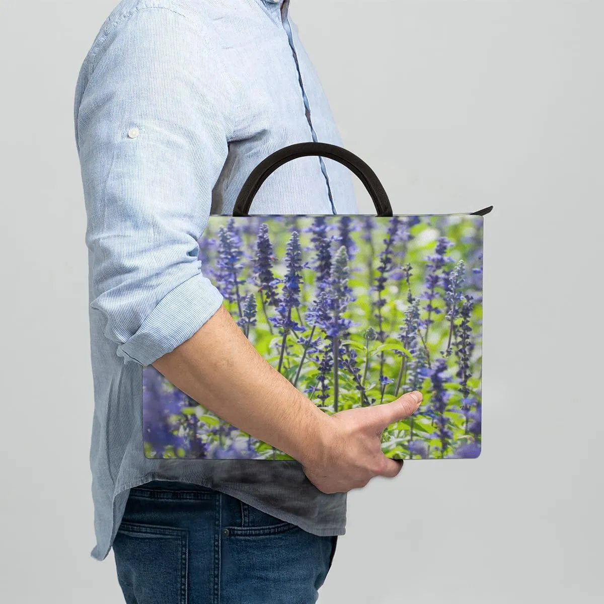 Laptop Sleeve Case for Women Men Laptop Bag Durable Travel Computer Carrying Bag with Handle Accessories Bags