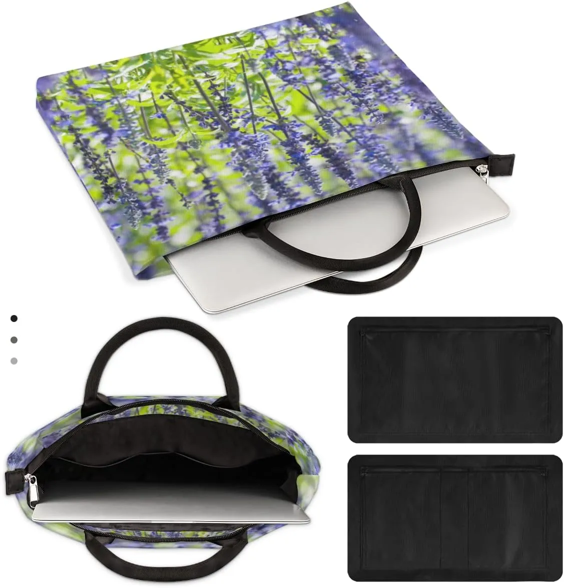 Laptop Sleeve Case for Women Men Laptop Bag Durable Travel Computer Carrying Bag with Handle Accessories Bags