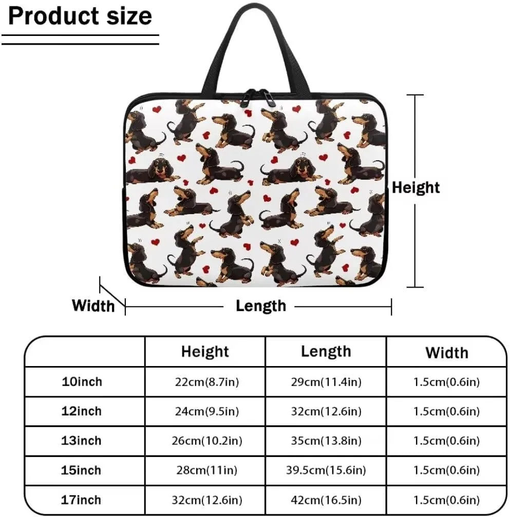 Laptop Sleeve Case with Handle Black White Marble Notebook Case for Notebook Briefcase for Office,Travel,Business-12 inch