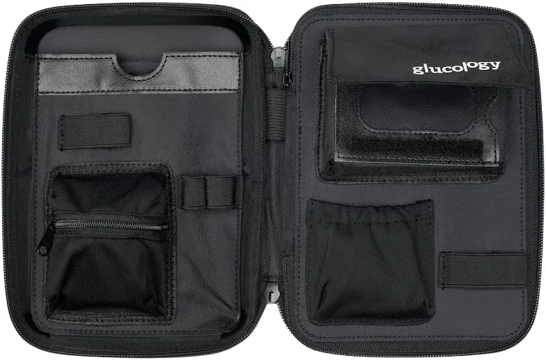 Large Diabetes Travel Case Hard Shell, Organizer for Glucose Monitor, Insulin Pen, BGL Strips, Syringe, Needles & Diabetic Supplies, Premium & Durable with Extra Compartment, Planets