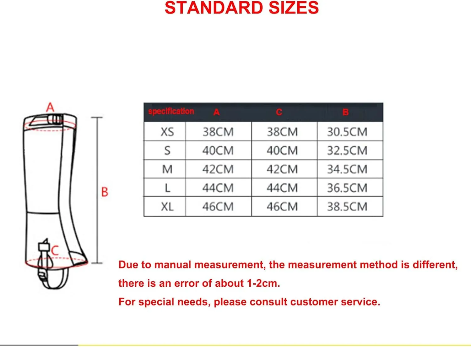 Leg Gaiters,Waterproof Hiking Leggings Thick Warm Shoe Covers Adjustable Snow Boot Covers for Outdoor Walking Climbing Hunting Skiing