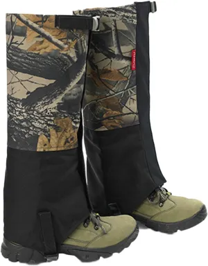 Leg Snow Gaiters Adjustable Snow Boot Covers Waterproof Leg Leggings Portable Leg Cover Protect Anti-Tear Breathable Boot Guardian，1 Pairs