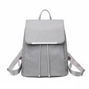 LH2358 - Miss Lulu Lightweight And Elegant Daily Backpack - Grey