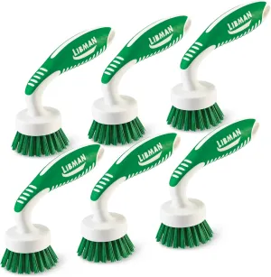 Libman Curved Kitchen Brush | Case of 6