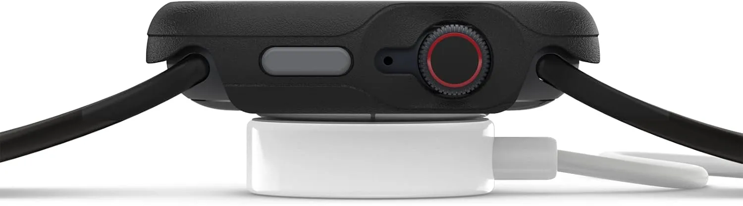LifeProof Apple Watch Series 8/7 45mm Bumper Shockproof Anti-Fall Stylish Protective Case Cover for Apple Watch Screen and Edge Protection Durable Made Black