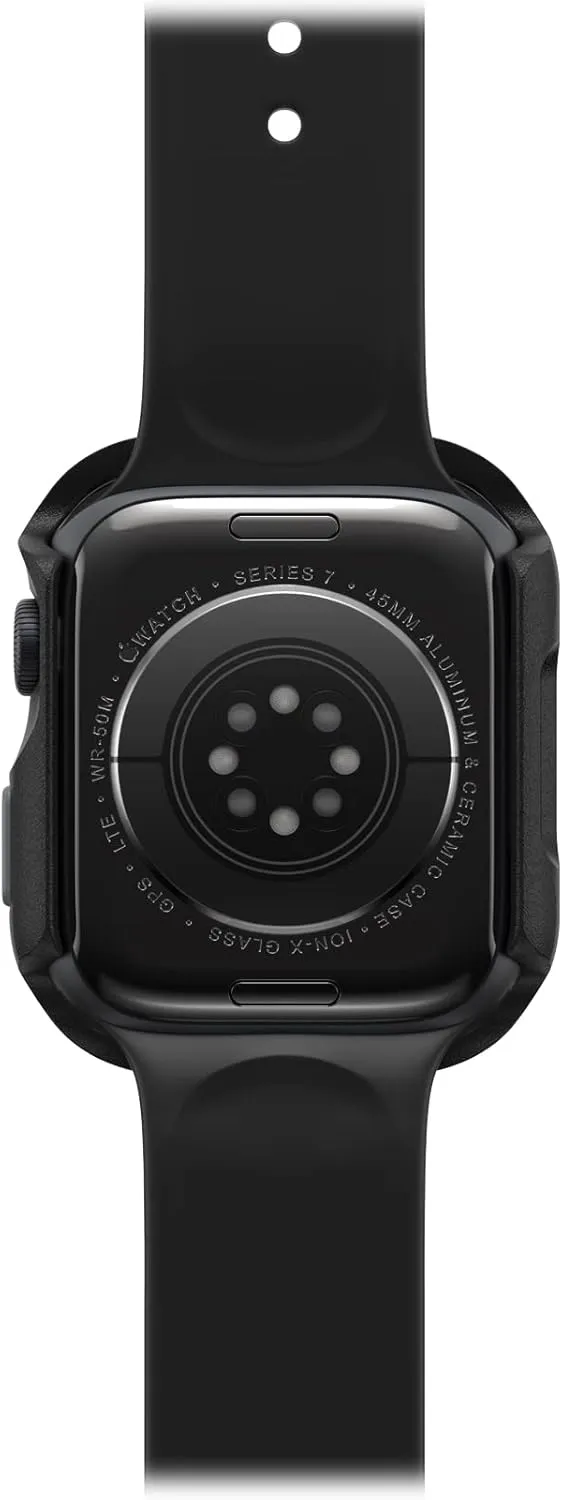 LifeProof Apple Watch Series 8/7 45mm Bumper Shockproof Anti-Fall Stylish Protective Case Cover for Apple Watch Screen and Edge Protection Durable Made Black