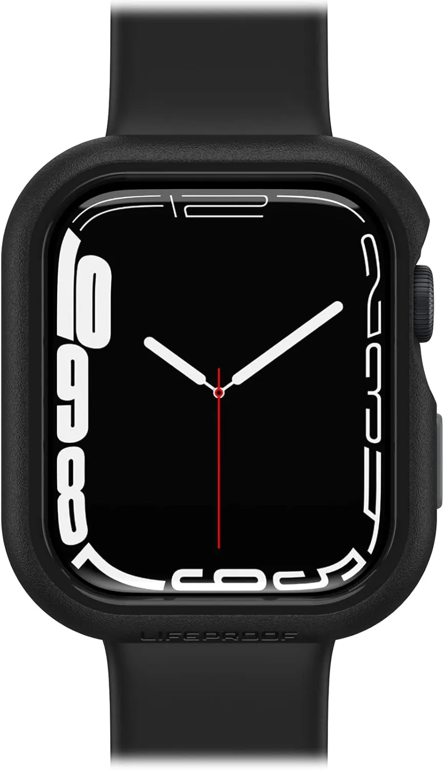 LifeProof Apple Watch Series 8/7 45mm Bumper Shockproof Anti-Fall Stylish Protective Case Cover for Apple Watch Screen and Edge Protection Durable Made Black