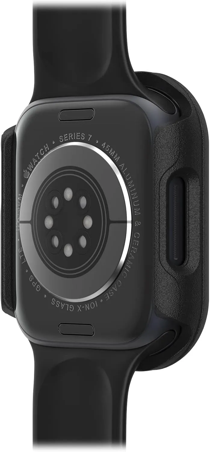 LifeProof Apple Watch Series 8/7 45mm Bumper Shockproof Anti-Fall Stylish Protective Case Cover for Apple Watch Screen and Edge Protection Durable Made Black