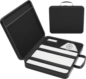 Lightweight Starlink Mini Travel Case Ultra Slim Black Star Link Hard Bag of Starlink Mini Accessories Waterproof