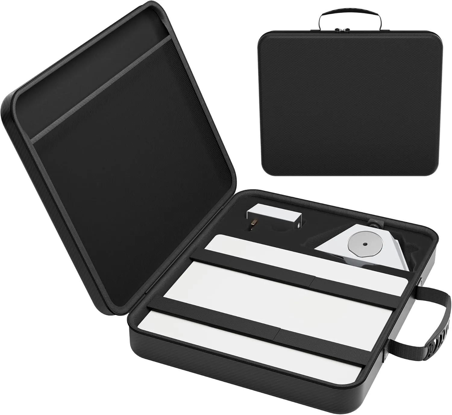 Lightweight Starlink Mini Travel Case Ultra Slim Black Star Link Hard Bag of Starlink Mini Accessories Waterproof
